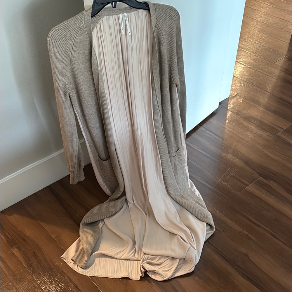 BY ANTHROPOLOGIE LONG TWOFER CARDIGAN SWEATER